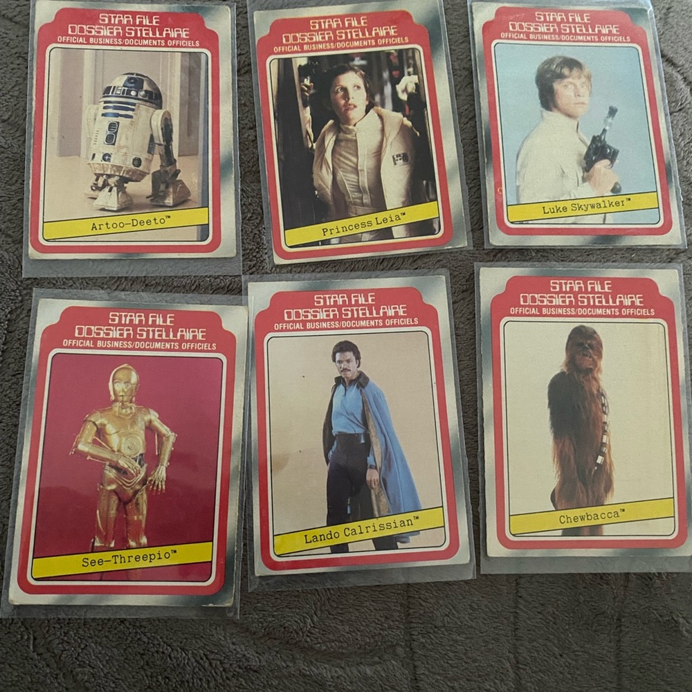 Vintage 1980 Star Wars Star file - 6